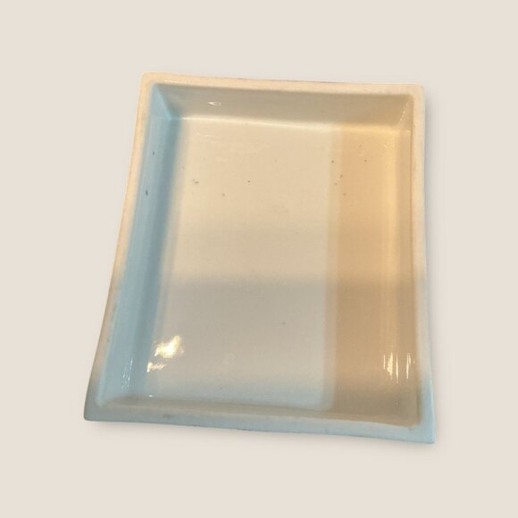 Portuguese Porcelain Trinket Box With Gold Rose Design 4x4.5 Inches Decorative J - Picture 5 of 8